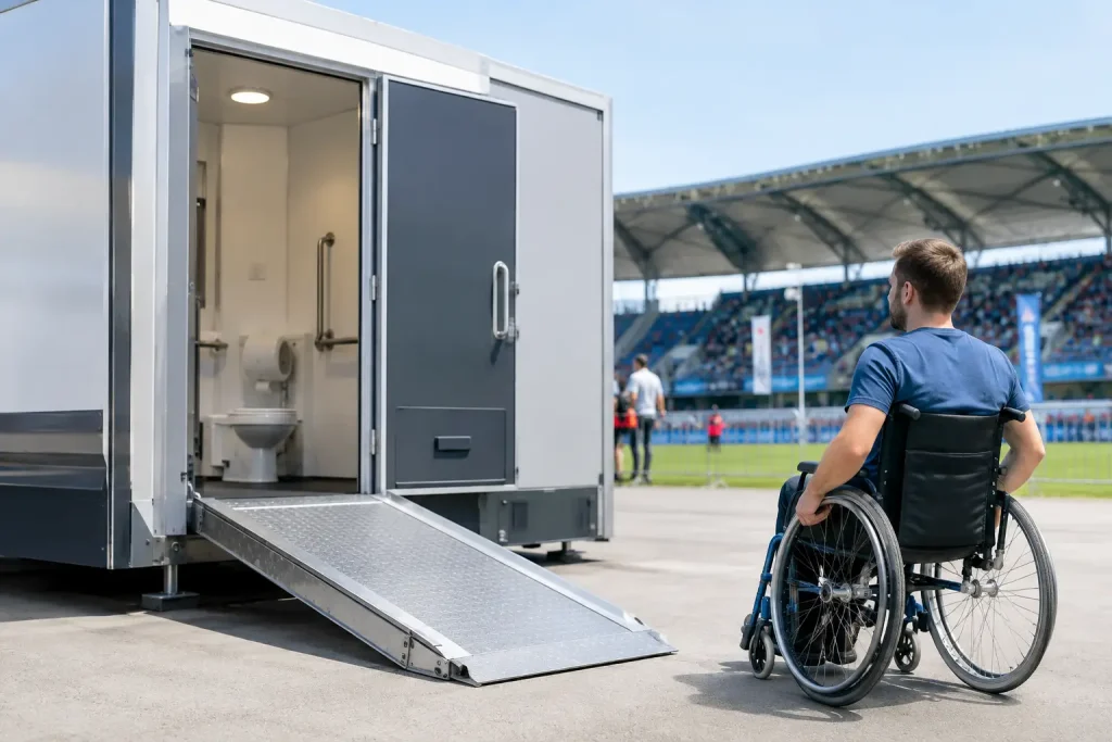 Qira WC për evente sportive pa pengesa